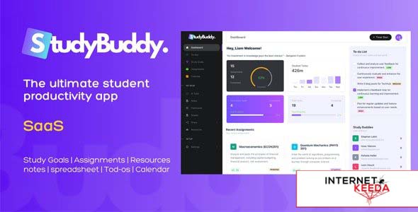 20064-StudyBuddy SaaS v1.3.3 - Collaborative Student Productivity Tool