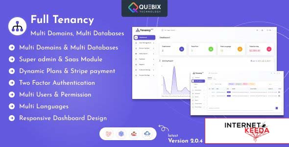 20077-Full Tenancy v2.0.4 - Domains, Database, Users, Role, Permissions & Settings