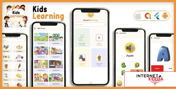 20078-Kids learning App - kids all in one learning flutter app -Flutter Android & iOS App -V2