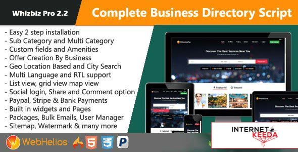 20366-Whizbiz Pro v2.6 - Complete Business Directory Script