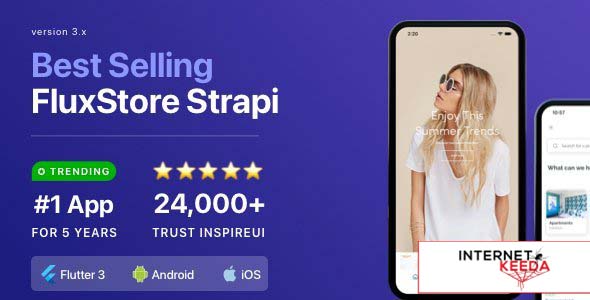 20436-Fluxstore Strapi v3.16.8 - Fastest Flutter App + Headless CMS Strapi