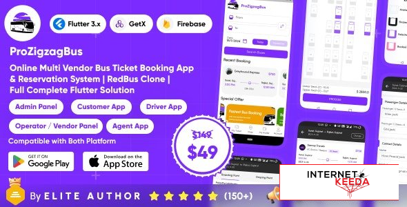 21535-ProZigzagBus v1.2 - Online Multi Vendor Bus Ticket Booking App & Reservation System Flutter So