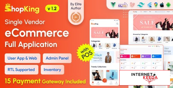 20979-ShopKing v1.2 - eCommerce App with Laravel Website & Admin Panel with POS - Inventory Manageme