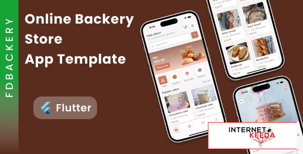 21063-FDBackery v1.0 - Online Backery Store App Template in Flutter