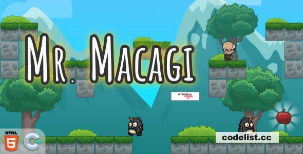 21336-Mr. Macagi - HTML5 Platform game