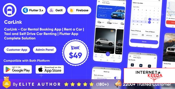 21339-CarLink v1.0 - Car Rental Booking App - Rent a Car - Taxi and Self Drive Car Renting - Complet