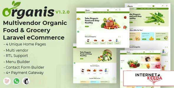 21376-Organis v1.2.1 - Multivendor Organic Food & Grocery Laravel eCommerce