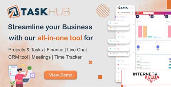 21564-Taskhub v3.0.2 - Project Management, Finance, CRM Tool