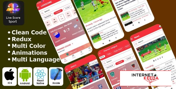 21618-Live Score Sport App - Sport App React Native iOS/Android App Template