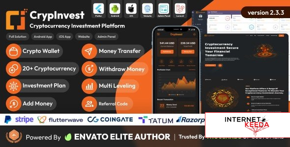 21635-CrypInvest v2.3.3 - Cryptocurrency Investment Platform Full Solution