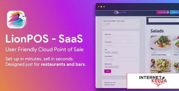 21640-Lion POS v4.0.0 - SaaS Point Of Sale Script for Restaurants and Bars with floor plan