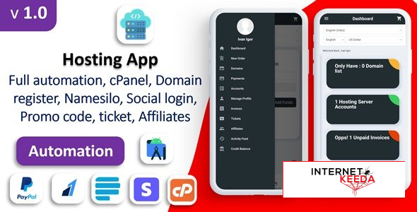 21884-Markhost app v1.0 - Web Hosting Billing