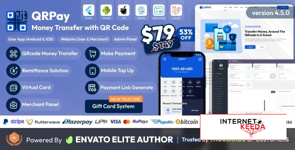 21953-QRPay v4.5.0 - Money Transfer with QR Code Full Solution - 