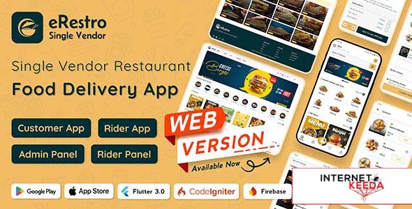 22137-eRestro v1.0.7 - Single Vendor Restaurant Flutter App - 