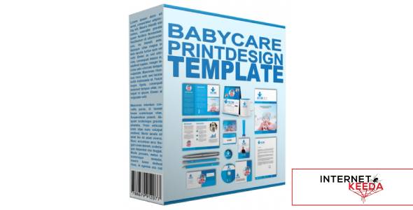 Baby Care Print Design Template-70874