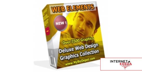 Web Elements Deluxe Web Design Graphics Collection-78040