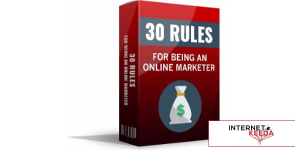 30 Rules For Being An Online Marketer-78883