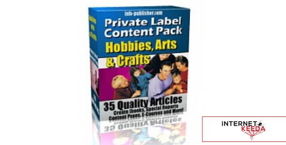 Private Label Article Pack : Hobbies, Arts & Crafts-75880