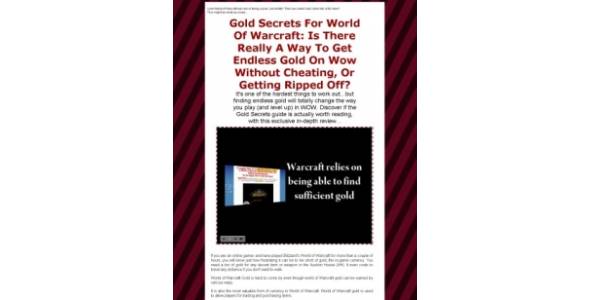 Gold Secrets For World Of Warcraft-76012