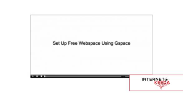 Set Up Free Webspace Using Gspace-78724