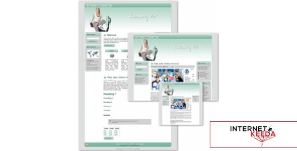 Keeping Fit Themed Wordpress, Blogger and HTML Templates 3-78071