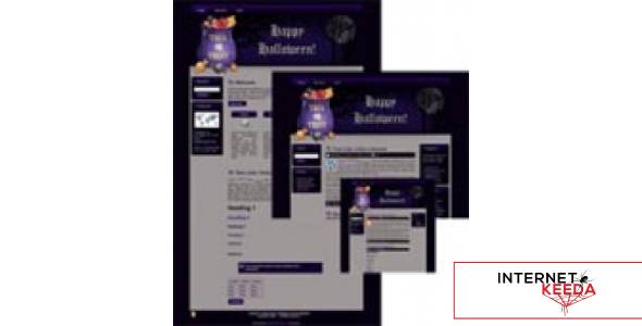 Halloween Site Template 3-71536