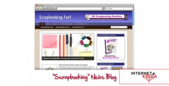 Scrap Booking WordPress Niche Blog-74284