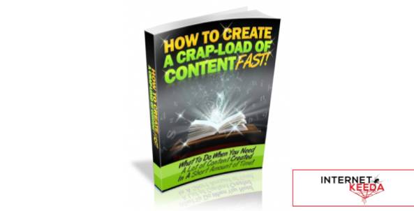 How to Create a Crapload of Content Fast-74319