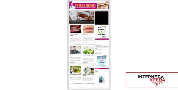 Cold Sore PLR Niche Blog-74643