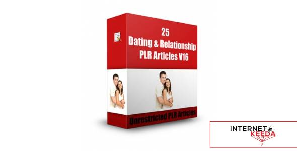 25 Dating & Relationship PLR Articles V16-78392