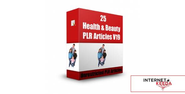 25 Health & Beauty PLR Articles V19-70998