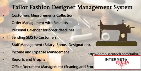 Tailor / Fashion Designer Management System 69905