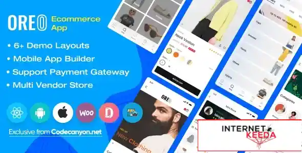 Oreo Fashion - Full React Native App for Woocommerce v2.8.1 70478