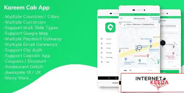 Kareem Taxi App - Cab Booking Solution + admin panel v2.1.9 69993