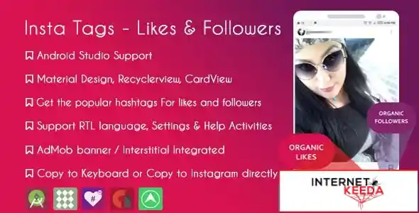 Instagram Hashtags - likes & followers & AdMob + GDPR 69916