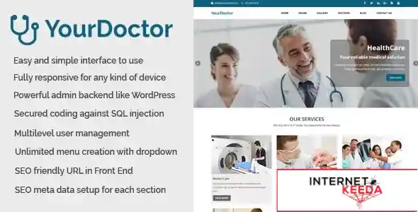 Yourdoctor - Medical and Doctor Website CMS 69771