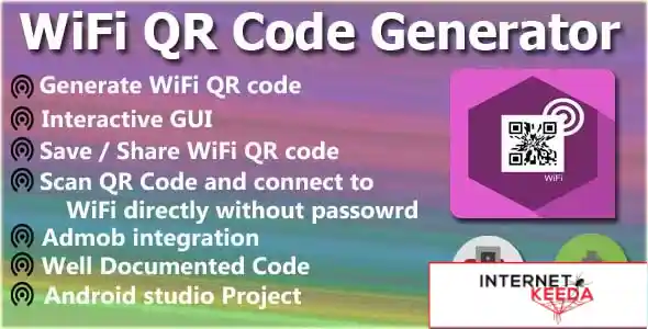 WiFi QR Code Generator & Scanner +Android Studio +AdMob 69717