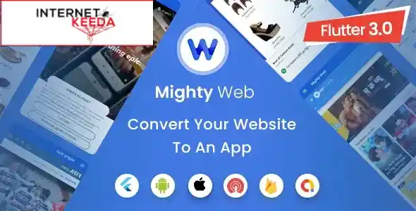 MightyWeb Webview Web to App Convertor(Flutter + Admin Panel) v13.0 70495