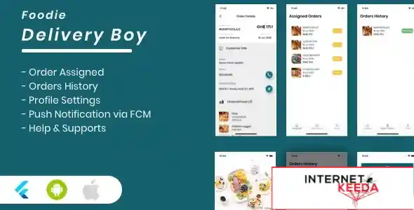 Foodie Delivery Boy For Foodie Multi-Restaurants Flutter App v2.0.0 70245