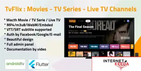 TvFlix - Movies - TV Series - Live TV Channels for Android TV v2.0 70296