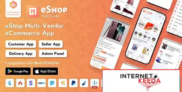 eShop - Flutter Multi Vendor eCommerce Full App v2.0.0 70009