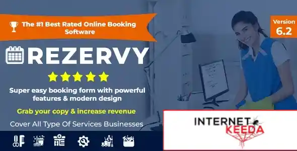 Rezervy - Online bookings system for cleaning, maids, plumber, maintenance, repair, salon services v