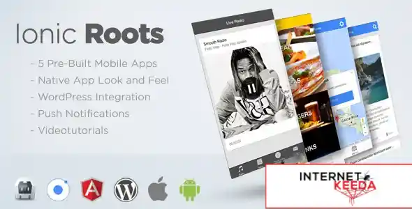 Ionic Roots - Multi-Purpose Hybrid App with WordPress Backend 69307