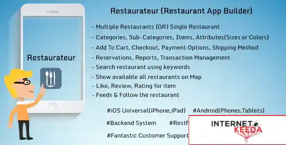 Restaurateur (Solution For Any Restaurants App) 68990