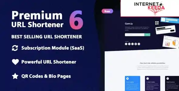 Premium URL Shortener - Link Shortener, Bio Pages & QR Codes v6.2.1 70057