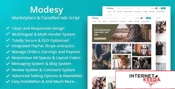 Modesy - Marketplace & Classified Ads Script v2.0.1 70141