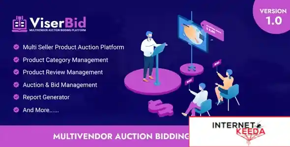 ViserBid - Multivendor Auction Bidding Platform v1.0 70516