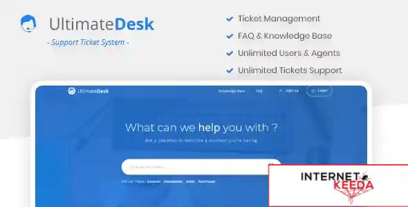 UltimateDesk - Support Ticket System with Knowledge Base & FAQ v1.2 70016