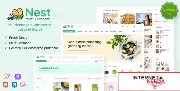 Nest - Multivendor Organic & Grocery Laravel eCommerce v1.1.0 70247