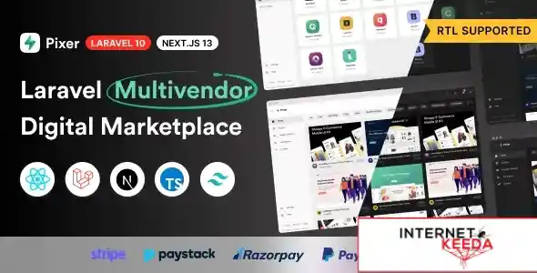 Pixer - React Laravel Multivendor Digital Marketplace v1.0 70351